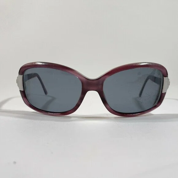 Valentino V5520/s 0ALF Eyeglasses Frames Purple Oval Bedazzled Rhinestones 110 - Picture 2 of 8